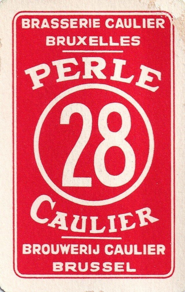 B 2 / S K PERLE 28 CAULIER ROOD WIT, Collections, Enlèvement ou Envoi, Neuf, Carte(s) à jouer