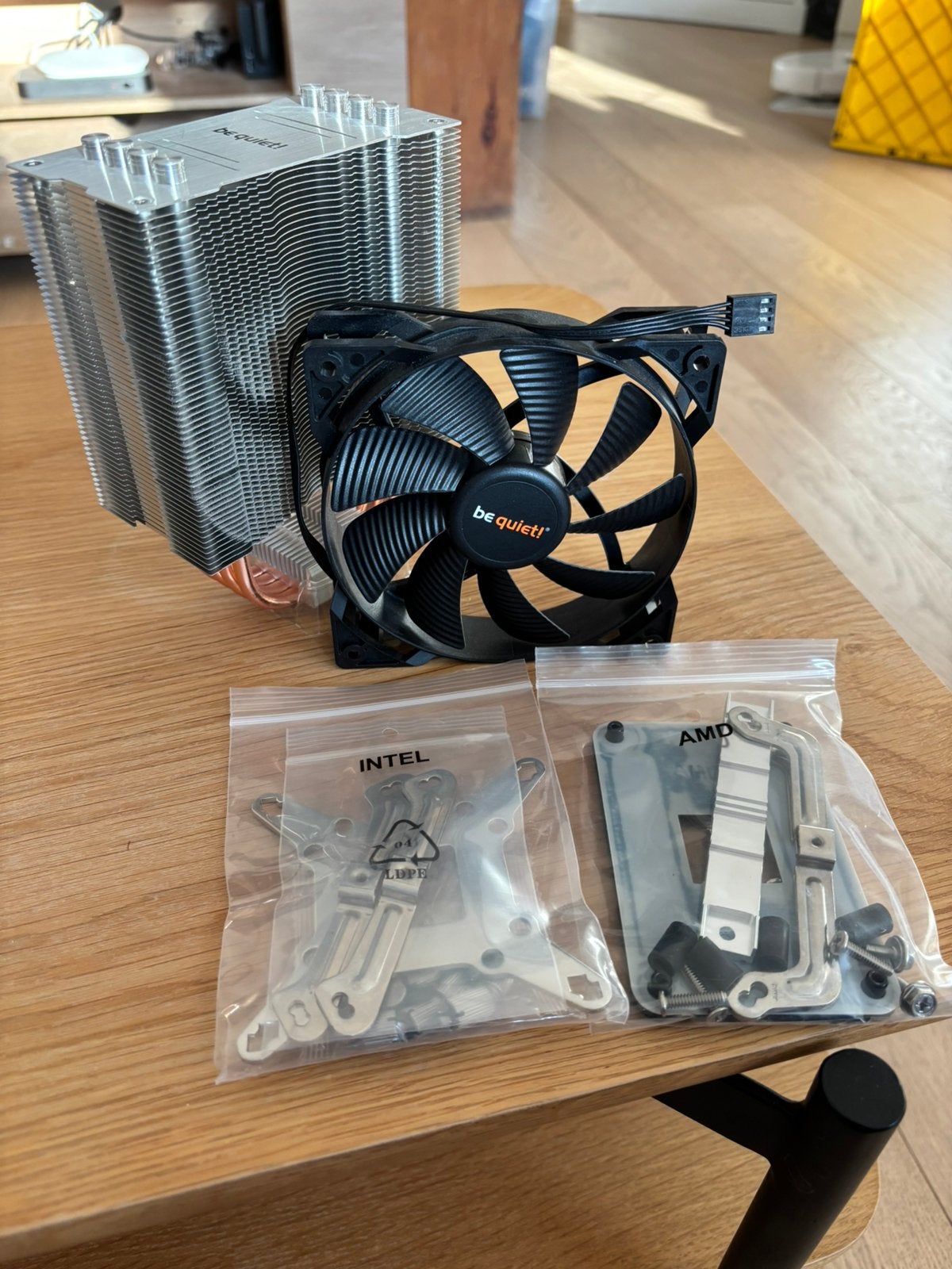 Ventirad CPU - Be Quiet! Pure Rock 2 (Complet), Computers en Software, Computerkoelers, Ophalen, Gebruikt, Koelpasta