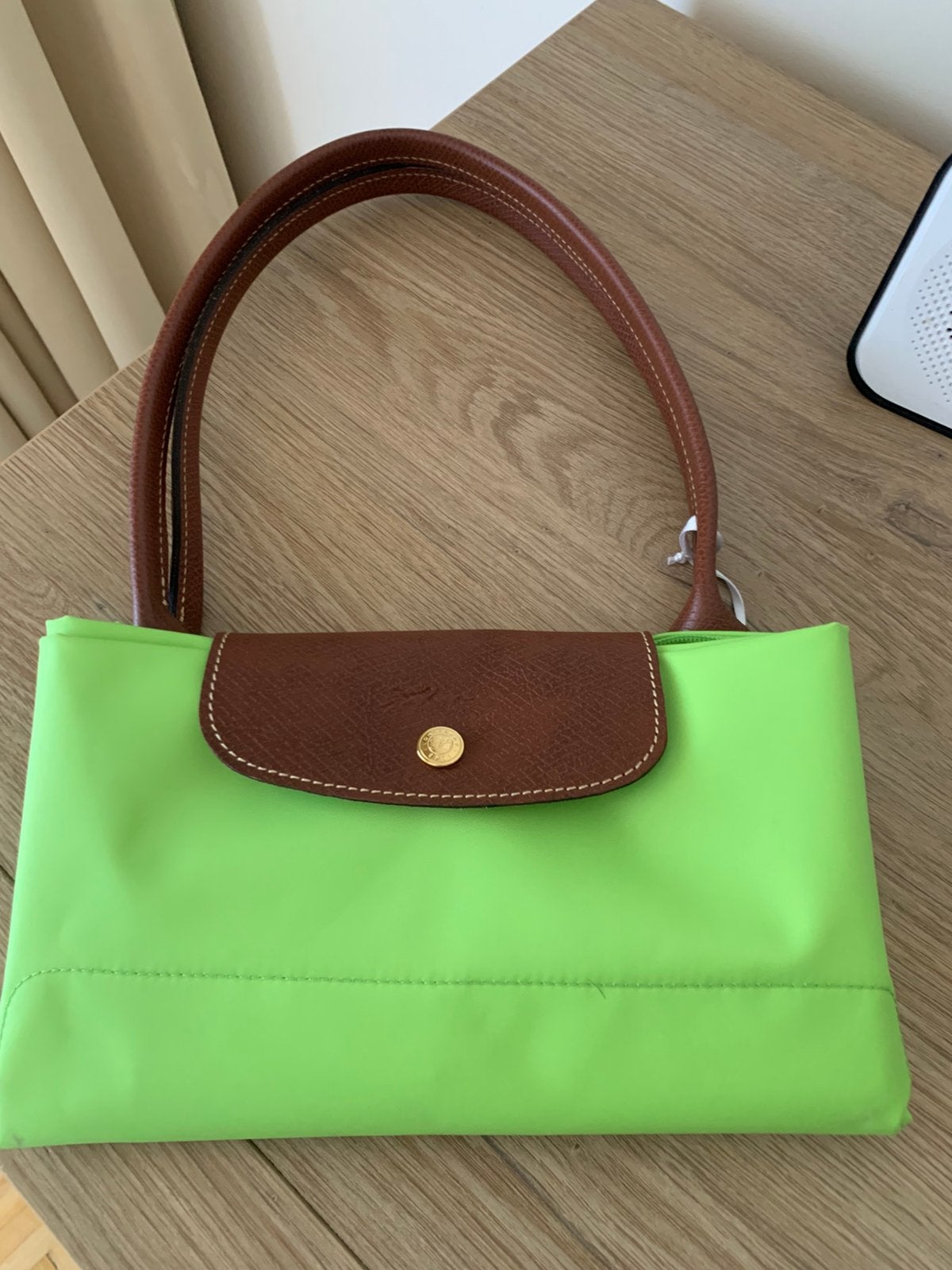 Sac à main Le Pliage Longchamp taille L vert, Enlèvement, Neuf, Vert, Sac à main