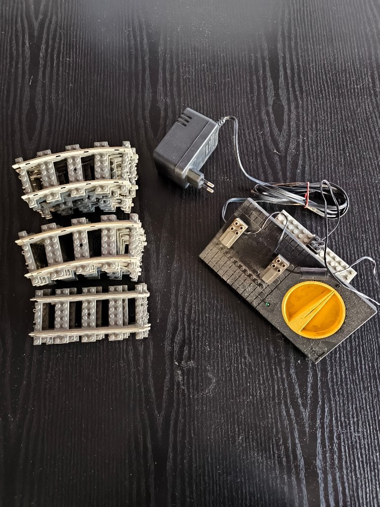 Lego: 9V Metal Train Tracks, Overige thema's, Lego, Enlèvement, Utilisé