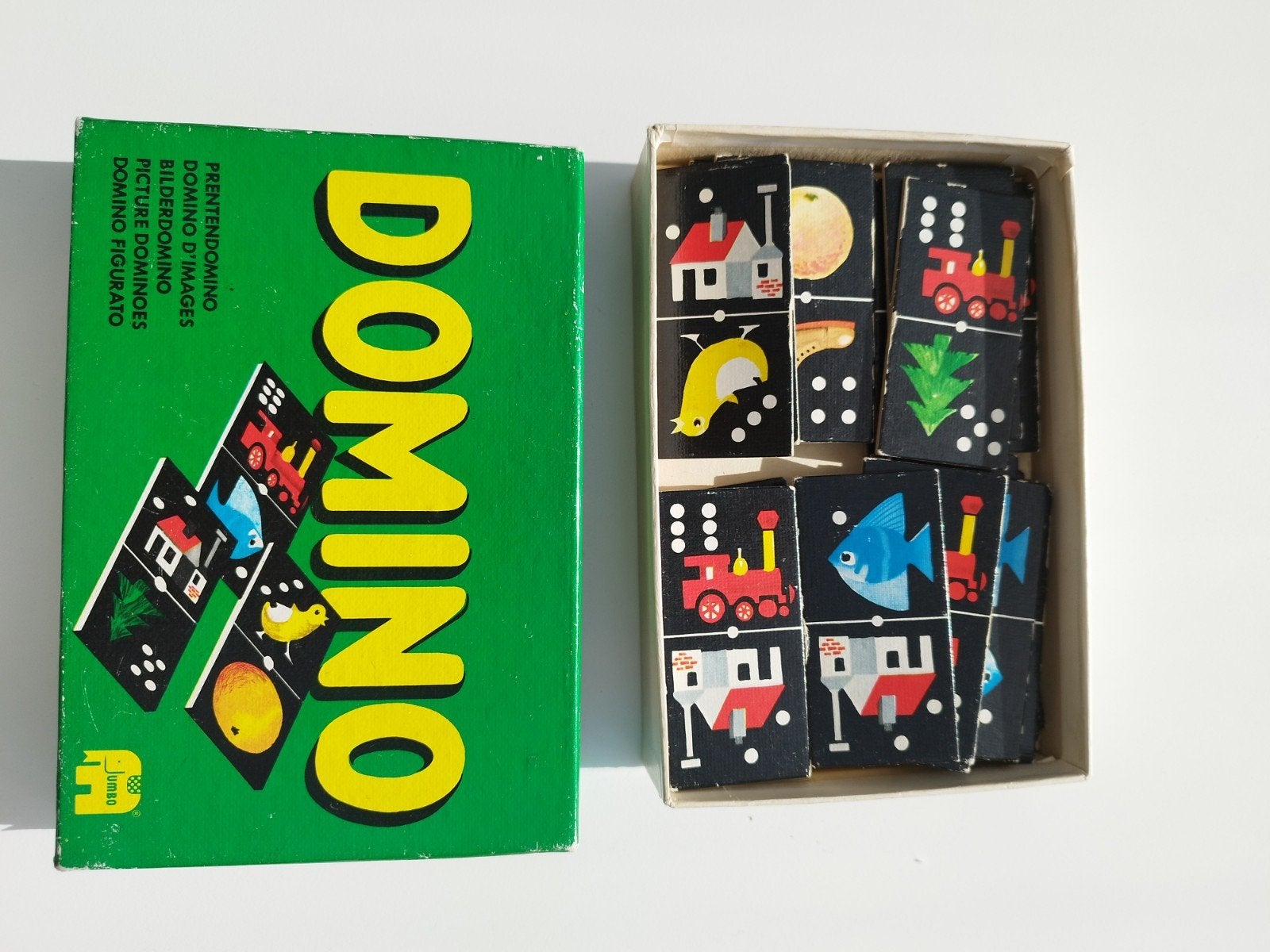 DOMINO jumbo met kleurenprenten vanaf 4 jaar, Kinderen en Baby's, Ophalen
