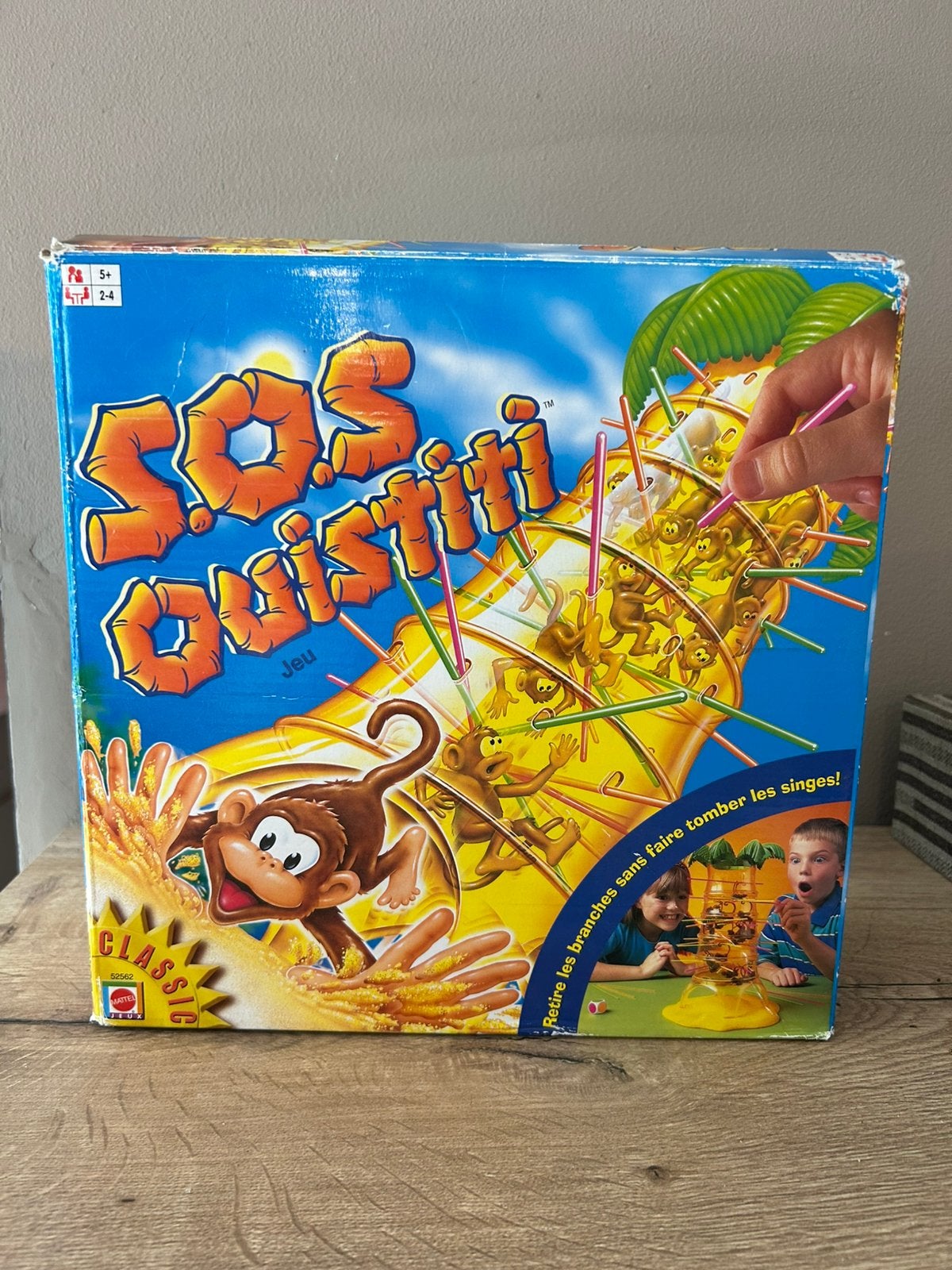SOS Ouistiti, Trois ou quatre joueurs, Enlèvement, Utilisé