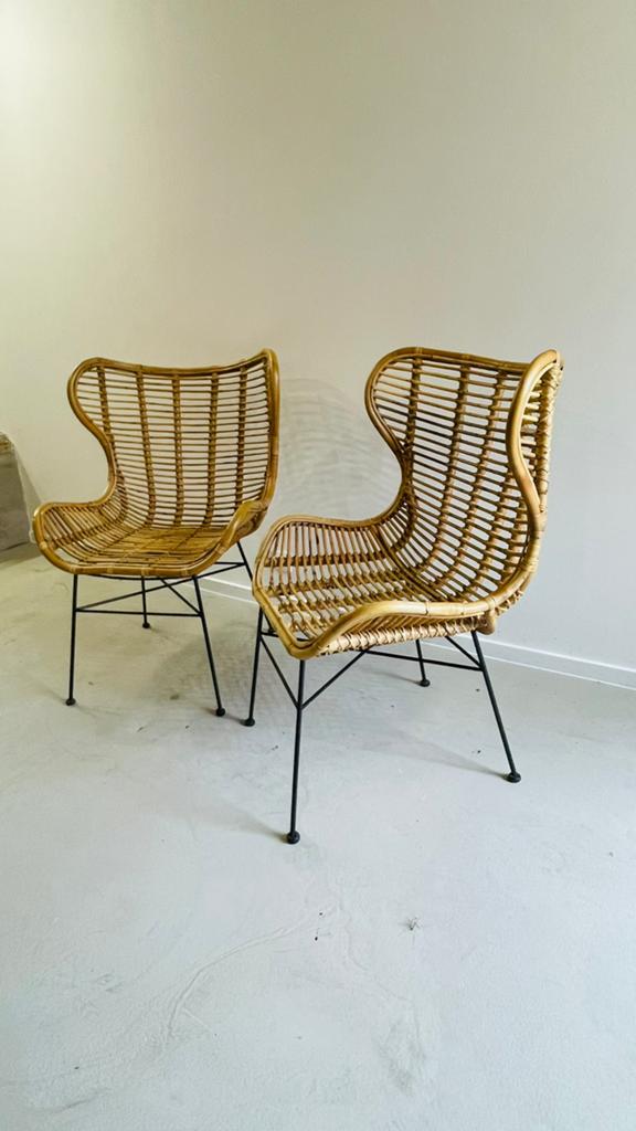Fauteuils en rotin, Enlèvement, Comme neuf, Deux
