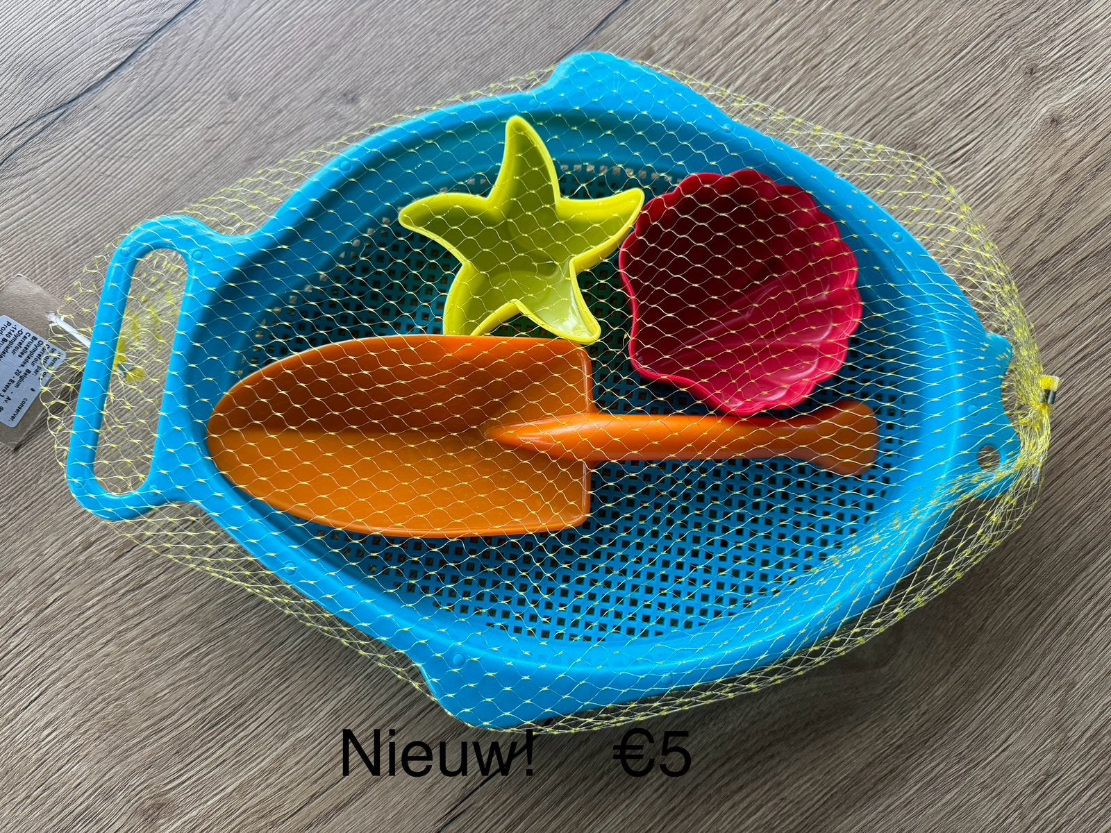 Nieuw! Zeef met vormpjes en schepje, Kinderen en Baby's, Speelgoed | Buiten | Zandbakken, Ophalen of Verzenden, Nieuw