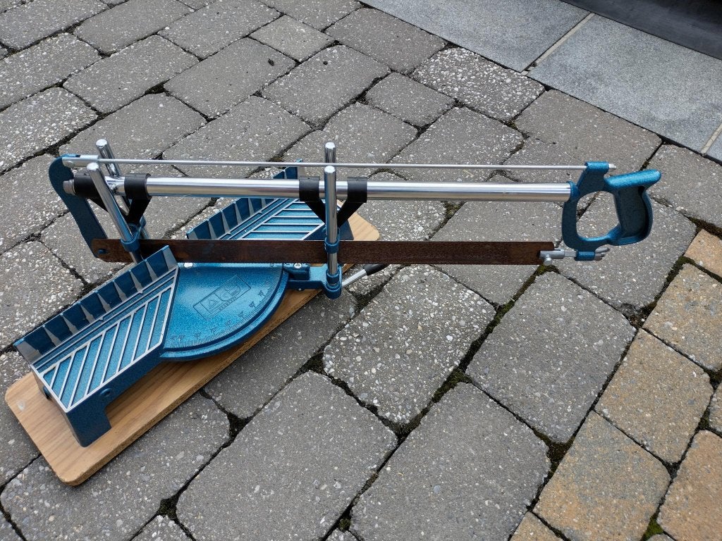 Verstekzaag, Doe-het-zelf en Bouw, Gereedschap | Zaagmachines, Ophalen, Gebruikt