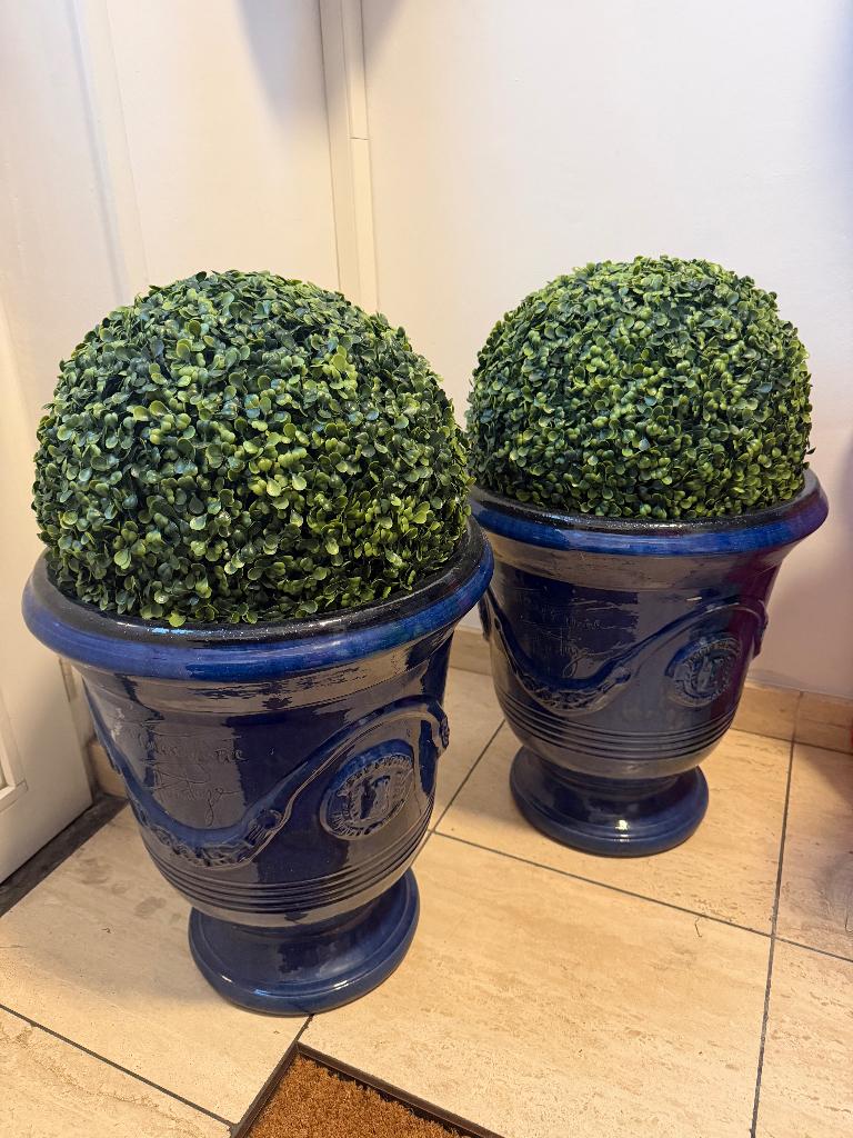 2 Vases poterie d'Anduze TERRE FIGUIERE Tradition, Enlèvement