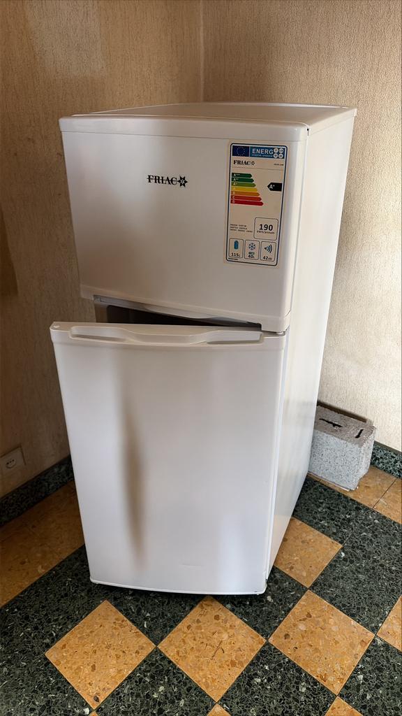 Combi Frigo congélateur Friac, Electroménager, Classe énergétique A ou plus économe, Enlèvement, Utilisé, 100 à 150 litres