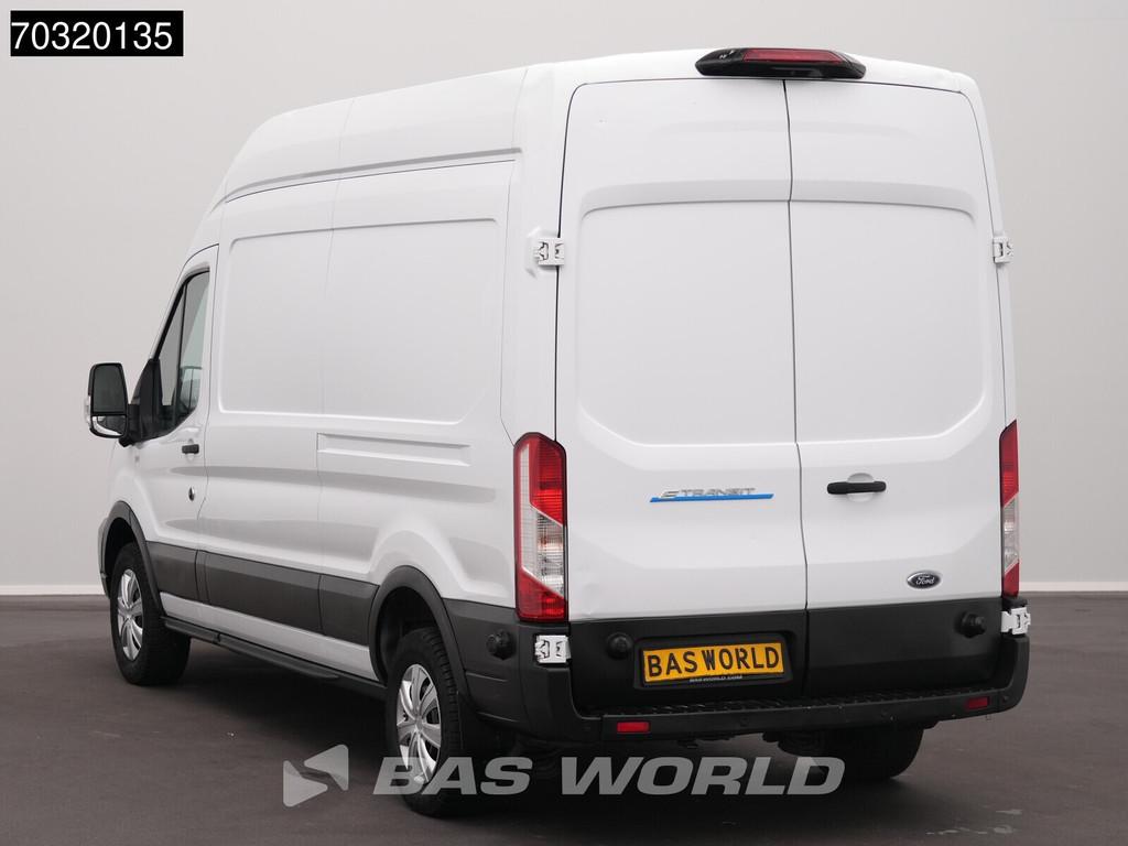 Ford e-Transit 184pk Elektrisch 68kWh 317km WLTP L3H3 Hoog D, Auto's, Bestelwagens en Lichte vracht, Automaat, Stof, Gebruikt