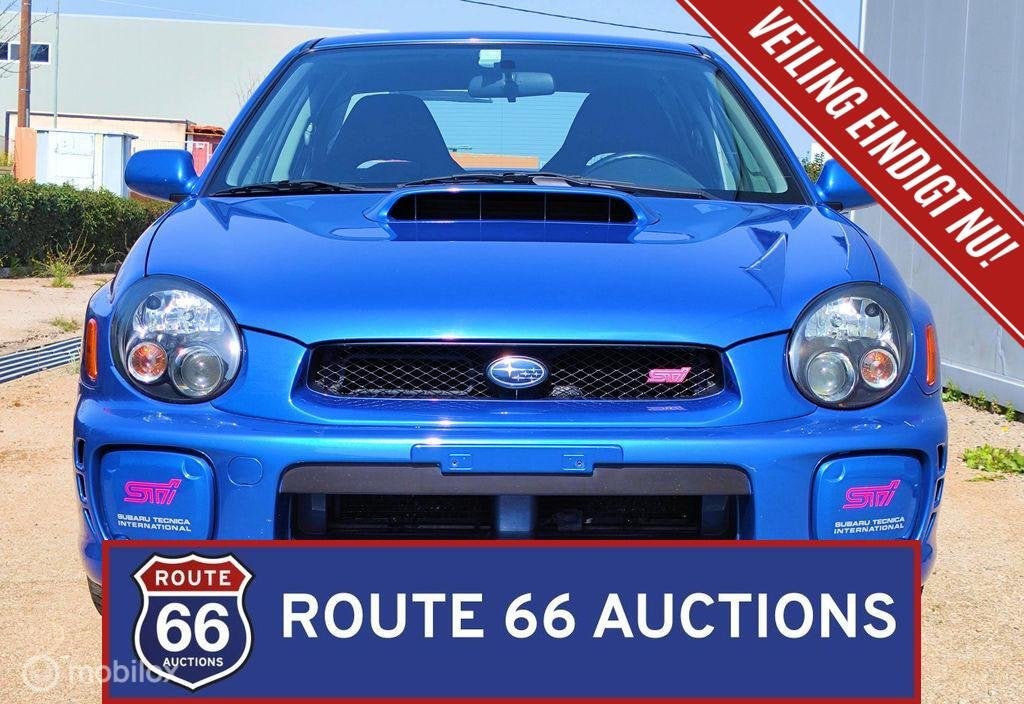 Subaru Impreza WRX STI | 2001 | Route 66 Auctions, Auto's, Subaru, Zwart, Bedrijf, Handgeschakeld