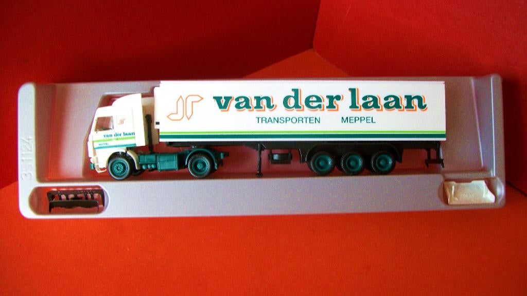 SCANIA „van der laan” Meppel vrachtwagen - Herpa H0 - 1:87, Overige merken, Gelijkstroom of Wisselstroom, Overige typen, Ophalen of Verzenden