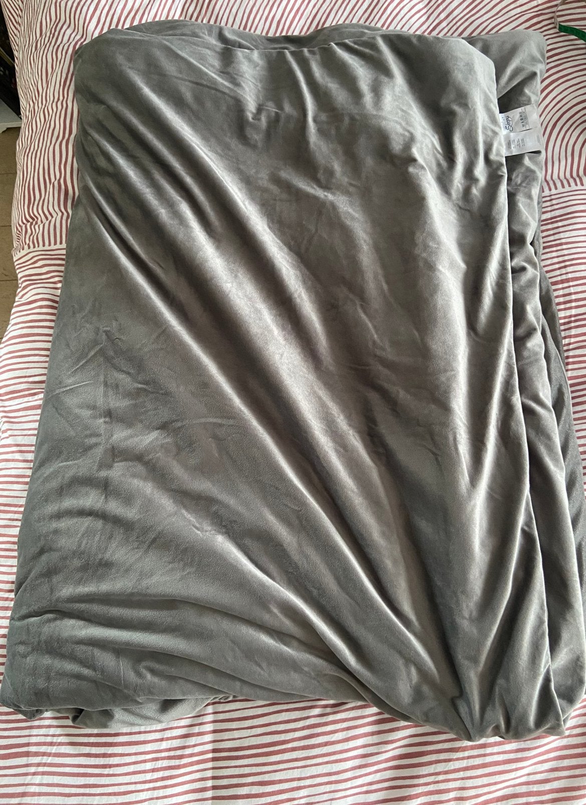 Sleepy verzwaringsdeken 7 kg met velours overtrek, Huis en Inrichting, Slaapkamer | Beddengoed, Ophalen, Eenpersoons, Ritssluiting