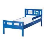 Lit  ikea, Maison & Meubles, Chambre à coucher | Lits, Enlèvement, Autres dimensions, Bois, Bleu