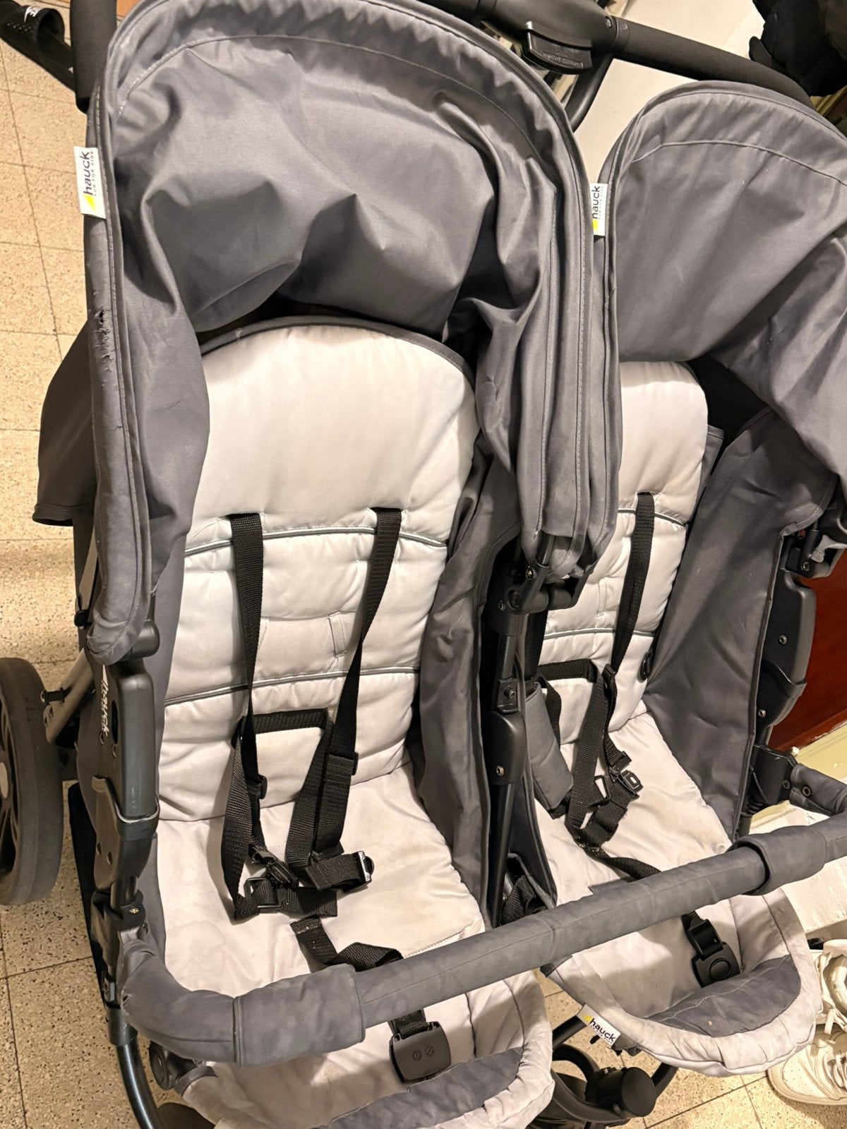 Hauck Duo Kinderwagen / Tweelingwagen in goede staat, Ophalen of Verzenden, Zo goed als nieuw