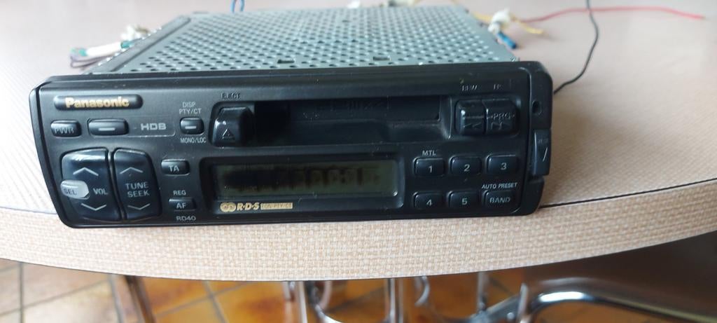 Panasonic radio cassette, Ophalen
