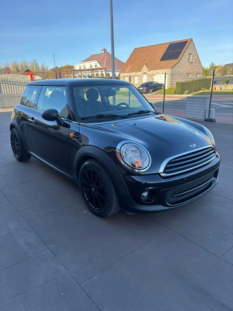 Mini one, Auto's, Mini, 4 cilinders, 1600 cc, Zwart, Handgeschakeld