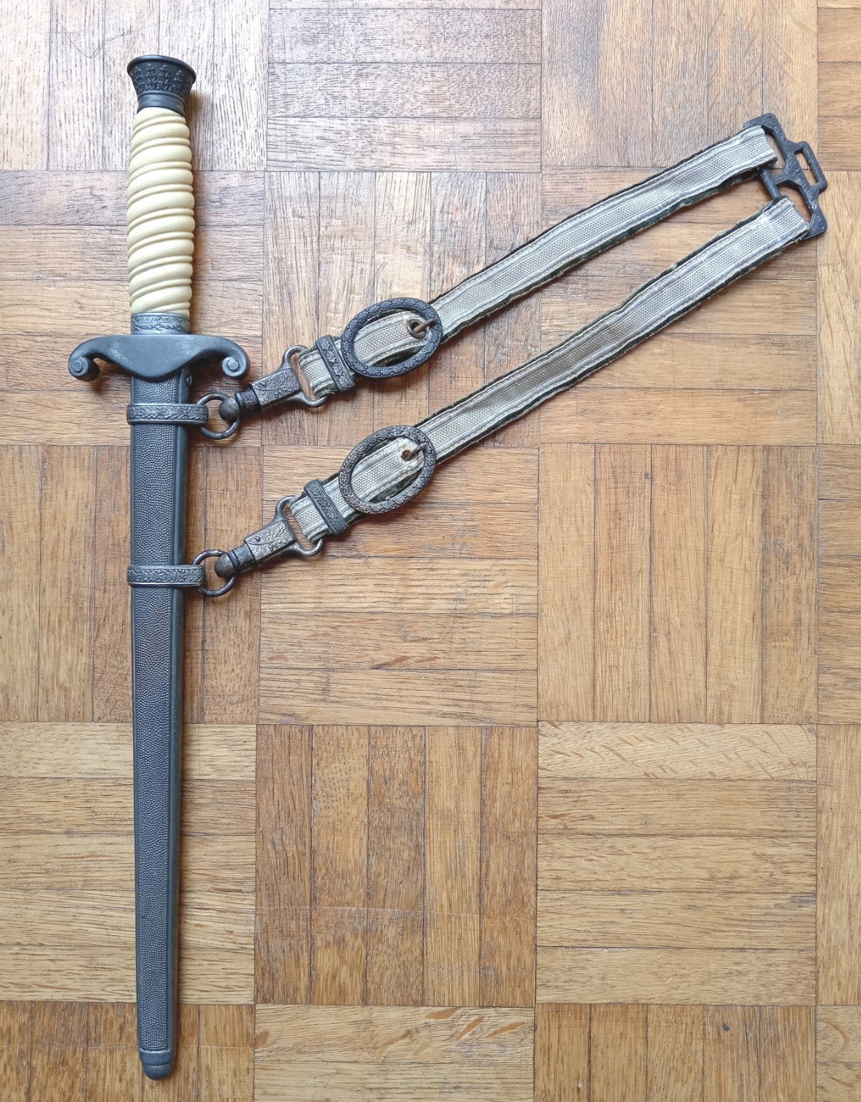 Objet collection historique WKC Officier Wehrmacht, Enlèvement ou Envoi, Armée de terre, Couteau ou Poignard