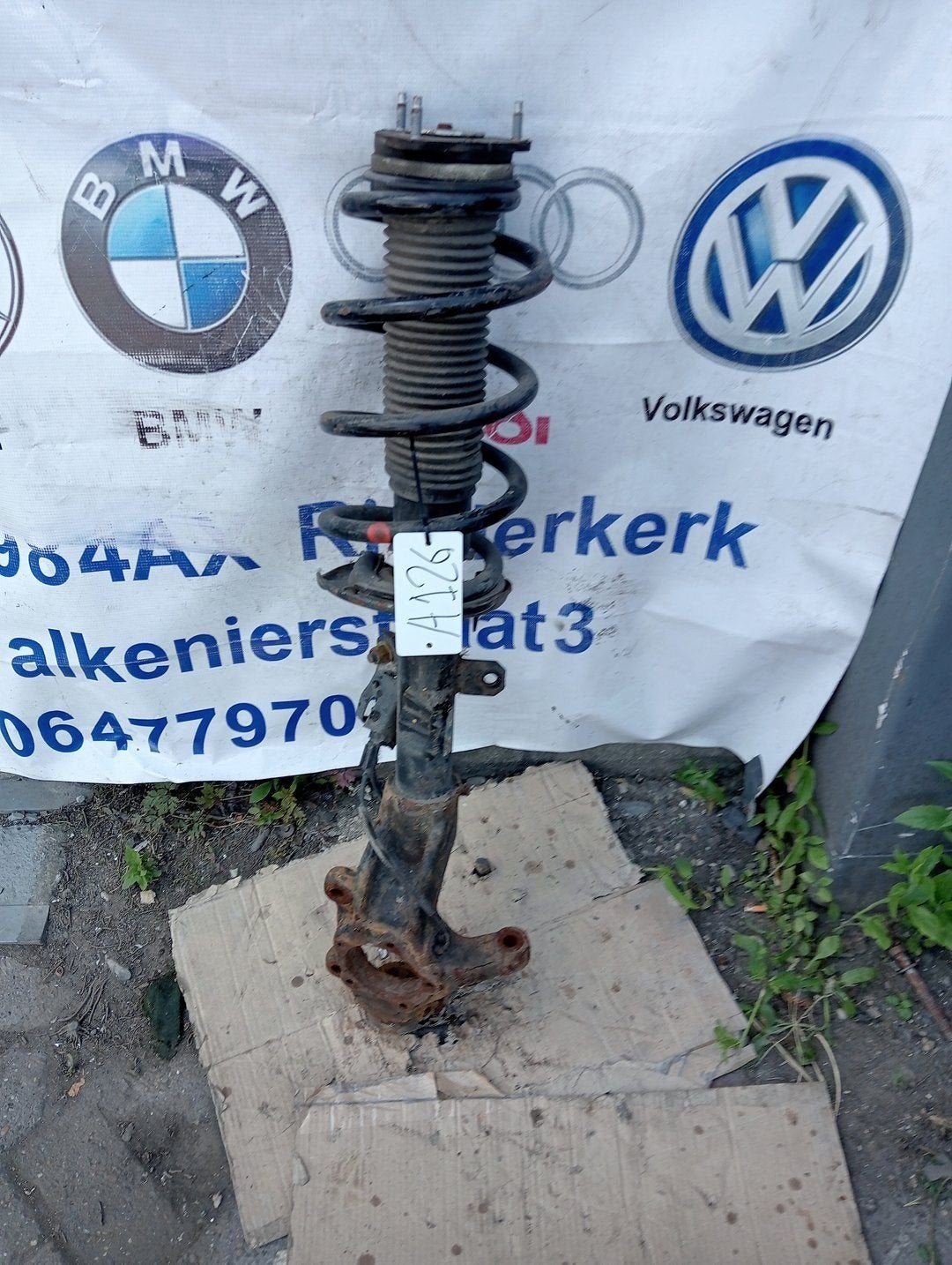 Schokdemperpoot rechts-voor van een Ford Transit, -, -, -, Enlèvement ou Envoi