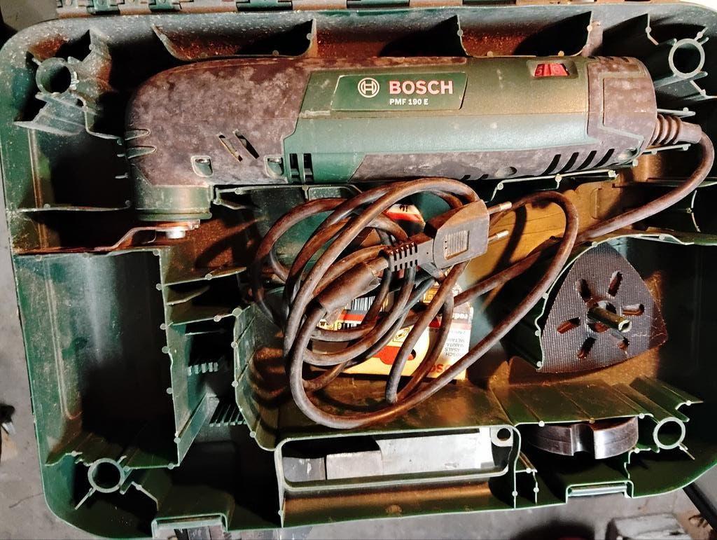 Multitool Bosch PMF190E + accecoires, Ophalen, Gebruikt