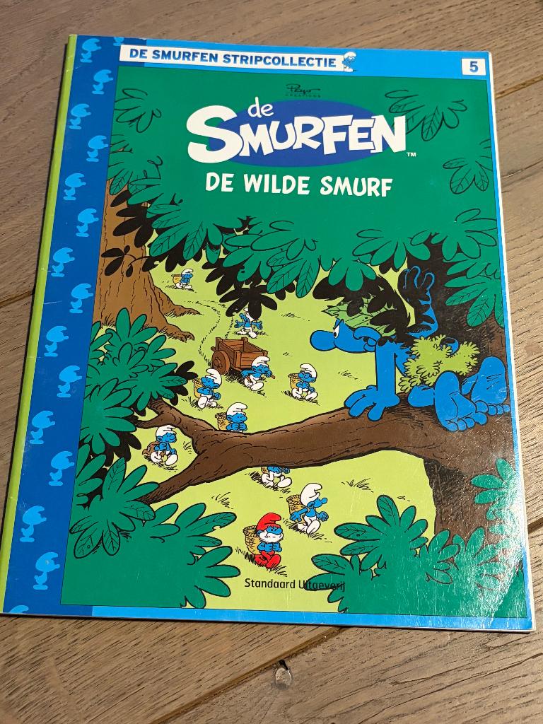 De Smurfen stripcollectie - 5 - De wilde smurf, Boeken, Stripverhalen, Eén stripboek, Ophalen of Verzenden, Gelezen, Peyo