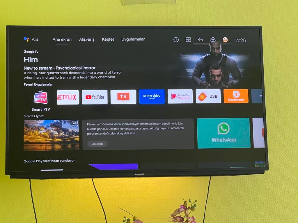 GRUNDIG TV 55”, Enlèvement, Comme neuf