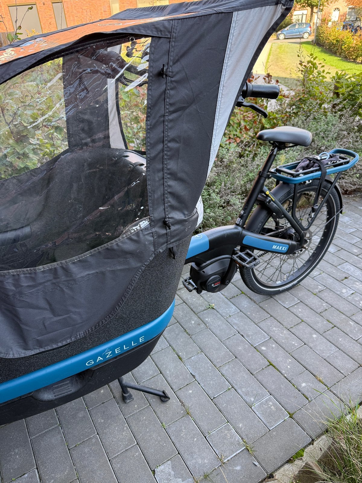 Gazelle Makki Load 1.5 – slechts 779 km, Fietsen en Brommers, Ophalen, Elektrisch, Zo goed als nieuw, 2 kinderen