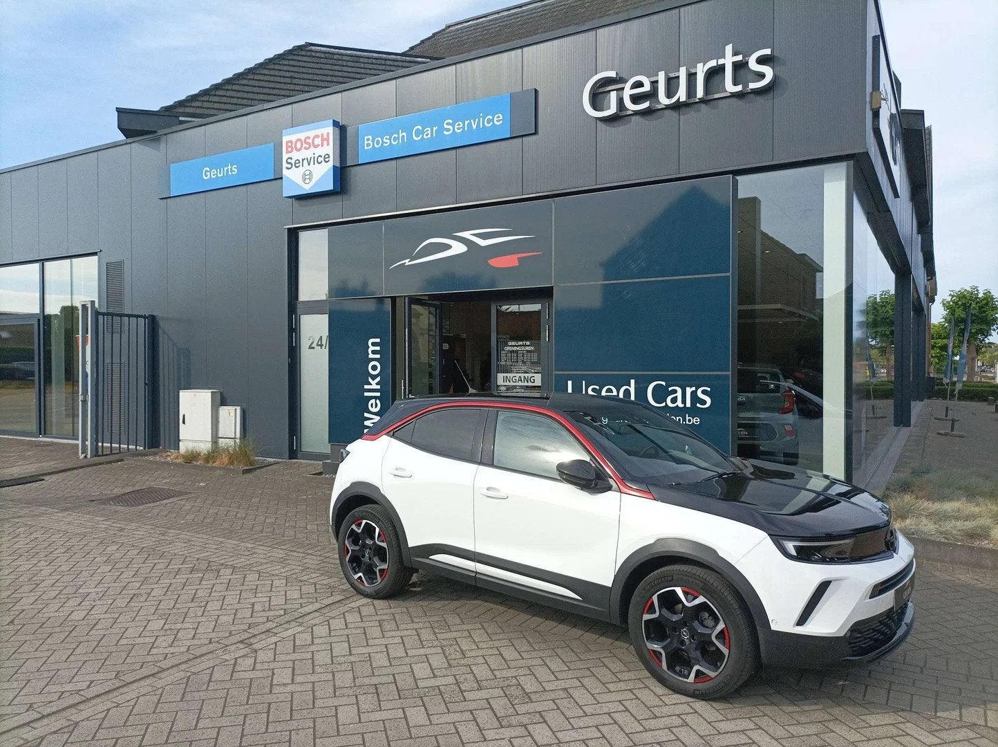 Opel Mokka Mokka 1.2 Turbo GS Line S/S (bj 2021, automaat), Auto's, Automaat, Gebruikt, 1199 cc, Wit