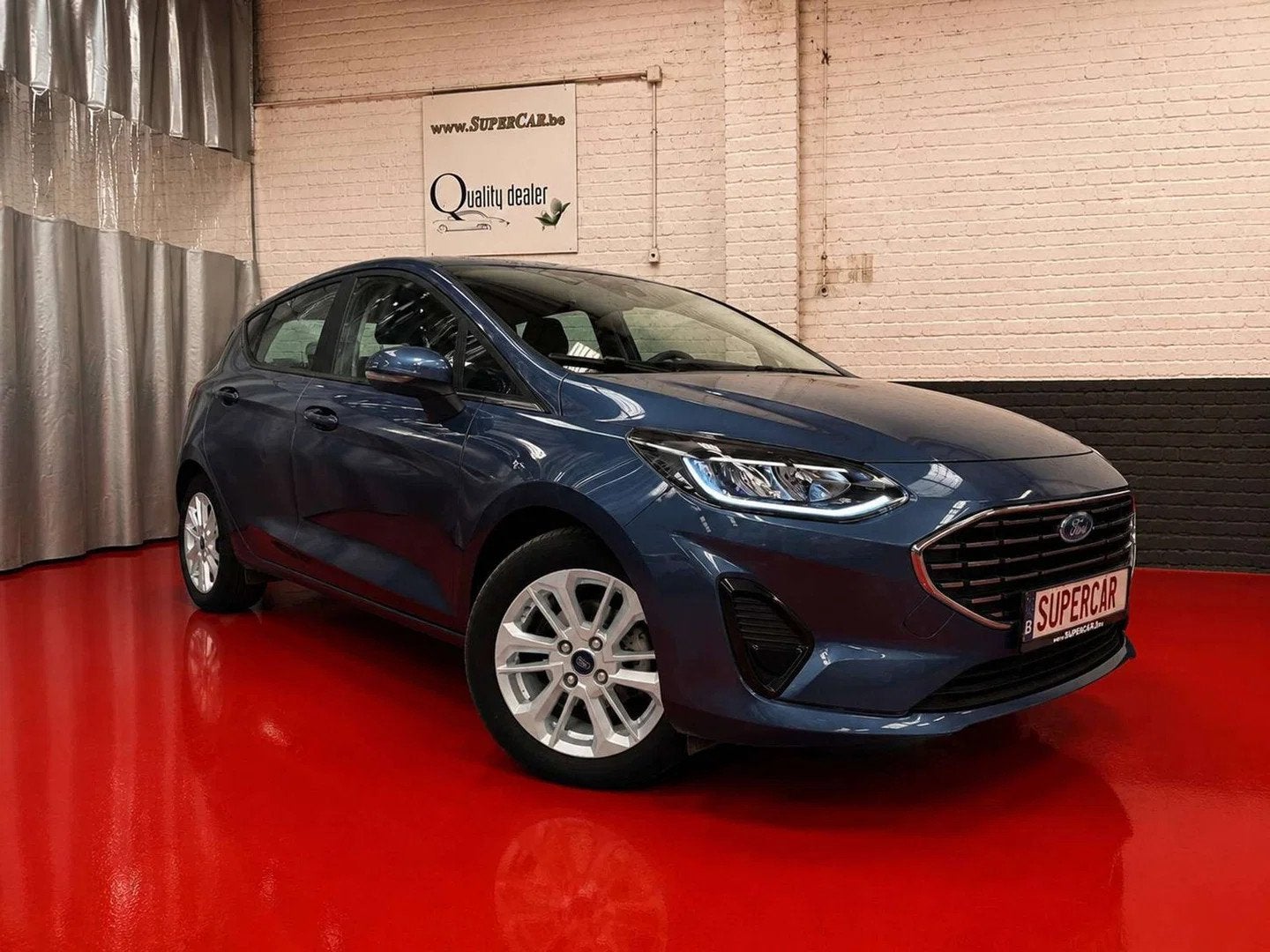 Ford Fiesta Fiesta 1.0 EcoBoost Titanium * CARPLAY * JANTES, Auto's, 121 g/km, Gebruikt, Blauw, https://public.car-pass.be/vhr/b6b6ff66-2335-4468-980b-b2704de10bc2