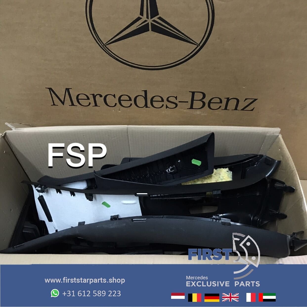 W213 INTERIEUR LIJSTEN SET Mercedes E KLASSE 2016-2020 origi, Auto-onderdelen, Interieur en Bekleding, Gebruikt, -, Ophalen of Verzenden