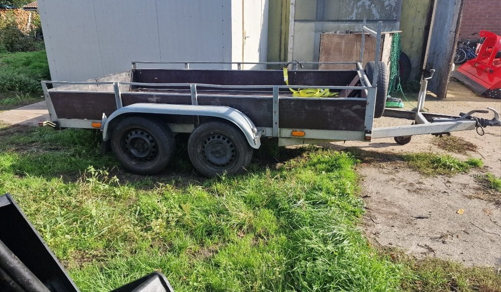 Grande remorque freinée 2000KG MTM - Coffre  330x170cm, Enlèvement, Utilisé