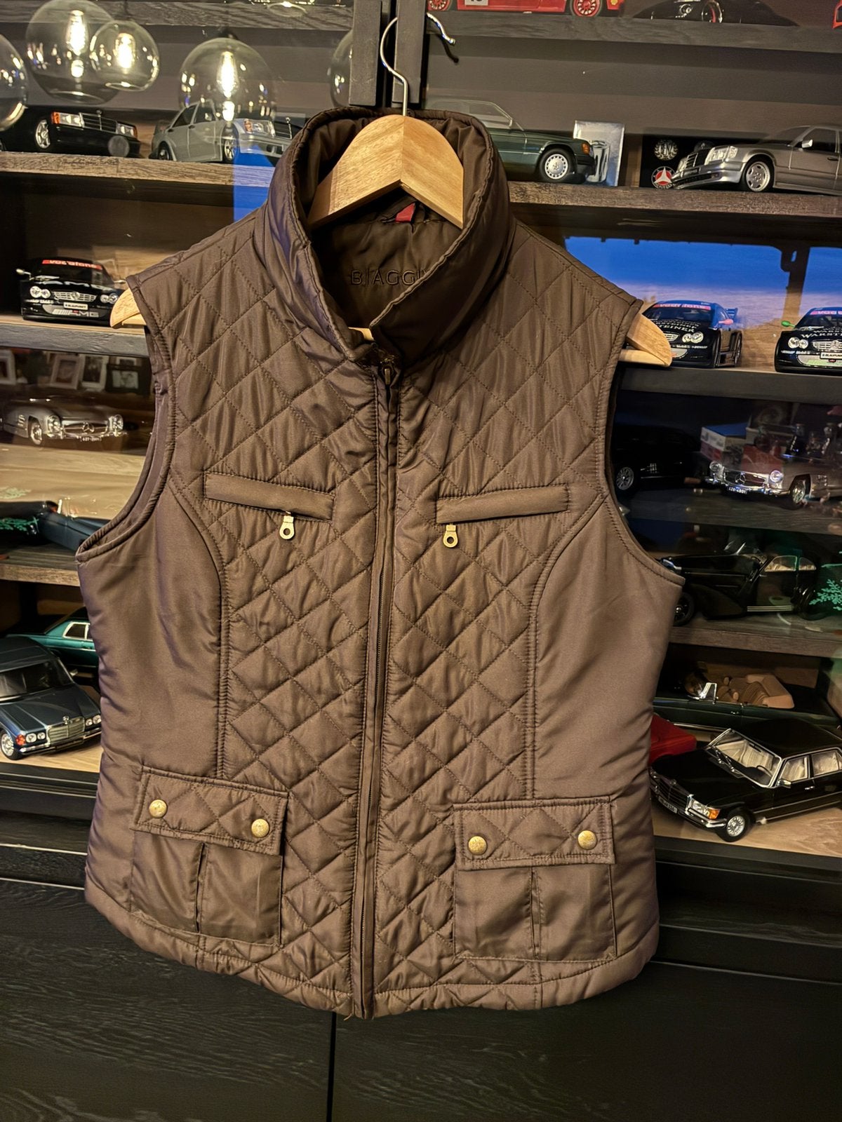 Biaggini bodywarmer, Ophalen of Verzenden, Gedragen, Maat 38/40 (M), Bruin
