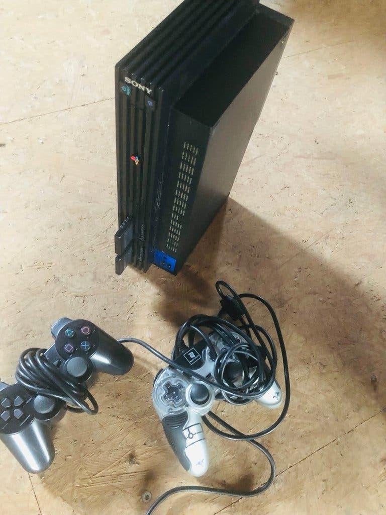 Sony PlayStation 2 (PS2) set - Inclusief controllers en tas, Games en Spelcomputers, Gebruikt, Met 2 controllers, Ophalen of Verzenden