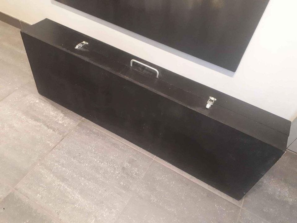 houten flightcase 122x40x17 cm, Ophalen, Zo goed als nieuw, Keyboard of Synthesizer, Flightcase