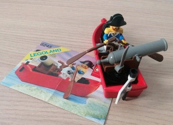 LEGO Pirates Vintage 6245 - Harbor Sentry (1989) -  Complet, Lego, Ensemble complet, Enlèvement, Complet