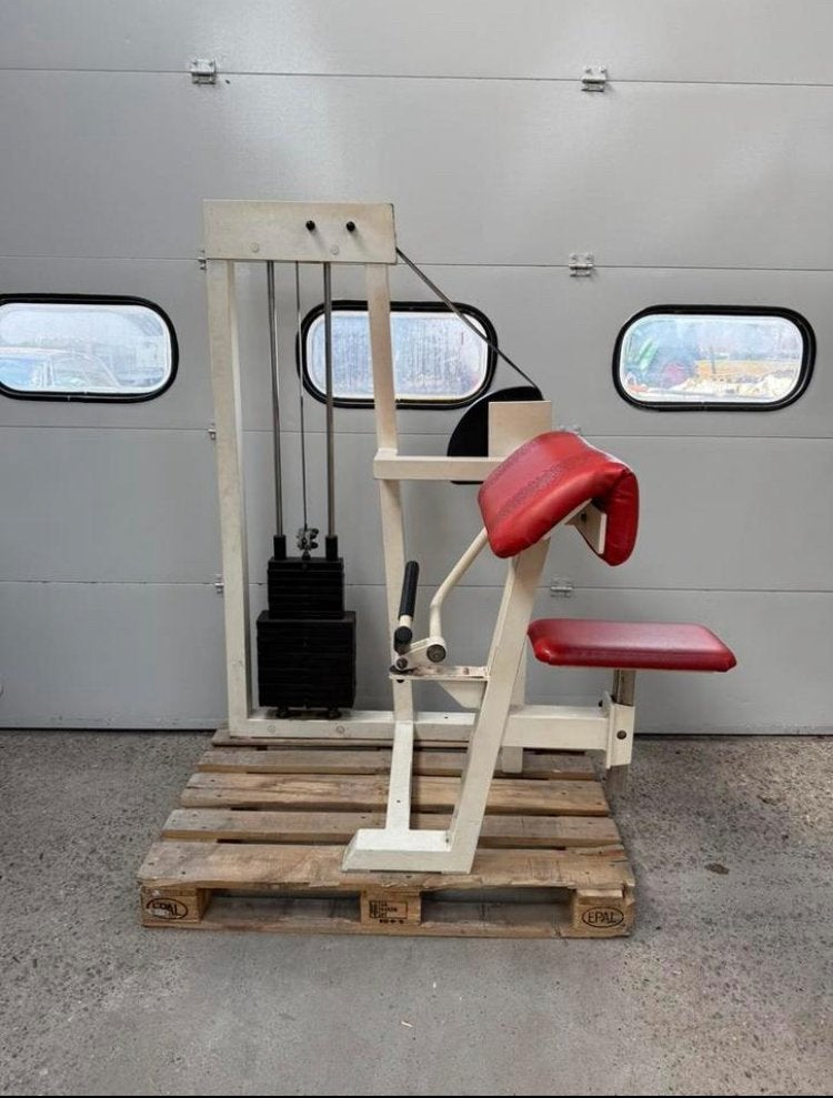 Gym 80 biceps curl / bicep / bizep / bizeps / machine, Enlèvement, Utilisé, Bras, Autres types