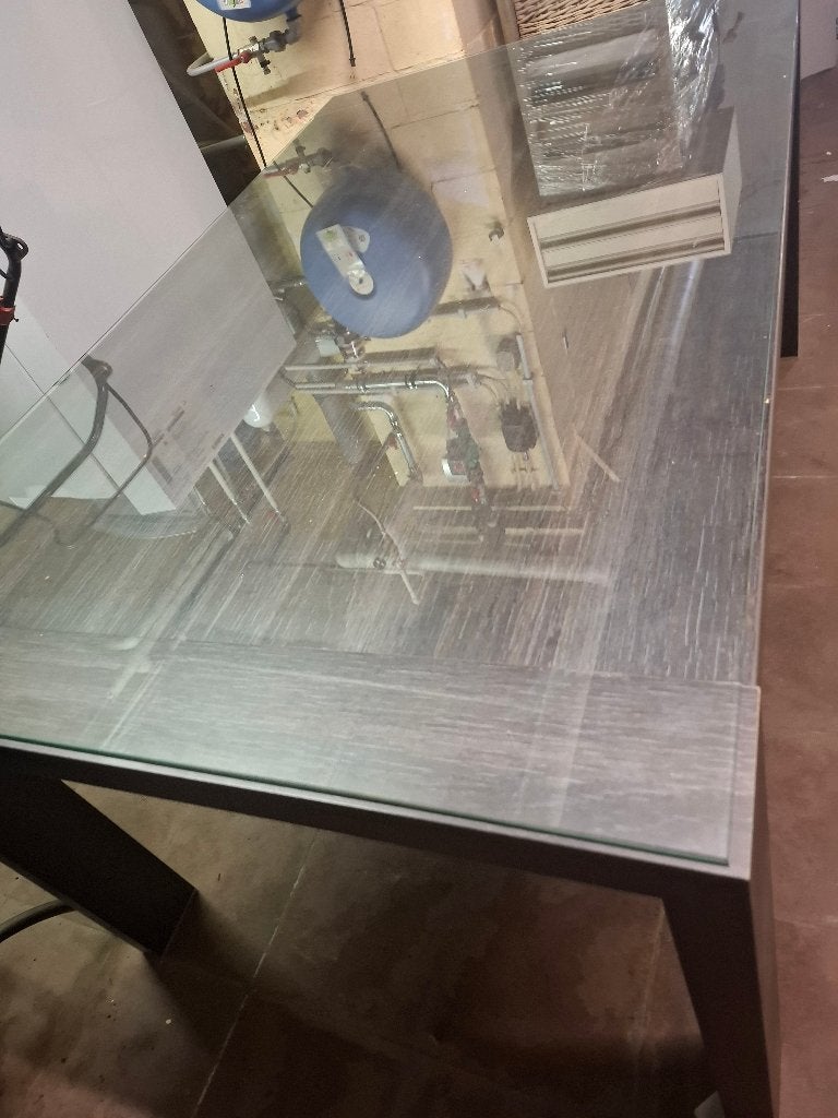Tafel en stoelen, Huis en Inrichting, Ophalen, Gebruikt, 100 tot 150 cm, Overige houtsoorten
