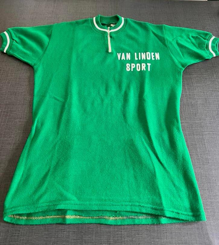 Maillot de cyclisme sportif Vintage Van Linden, Enlèvement ou Envoi, Comme neuf, Vêtements