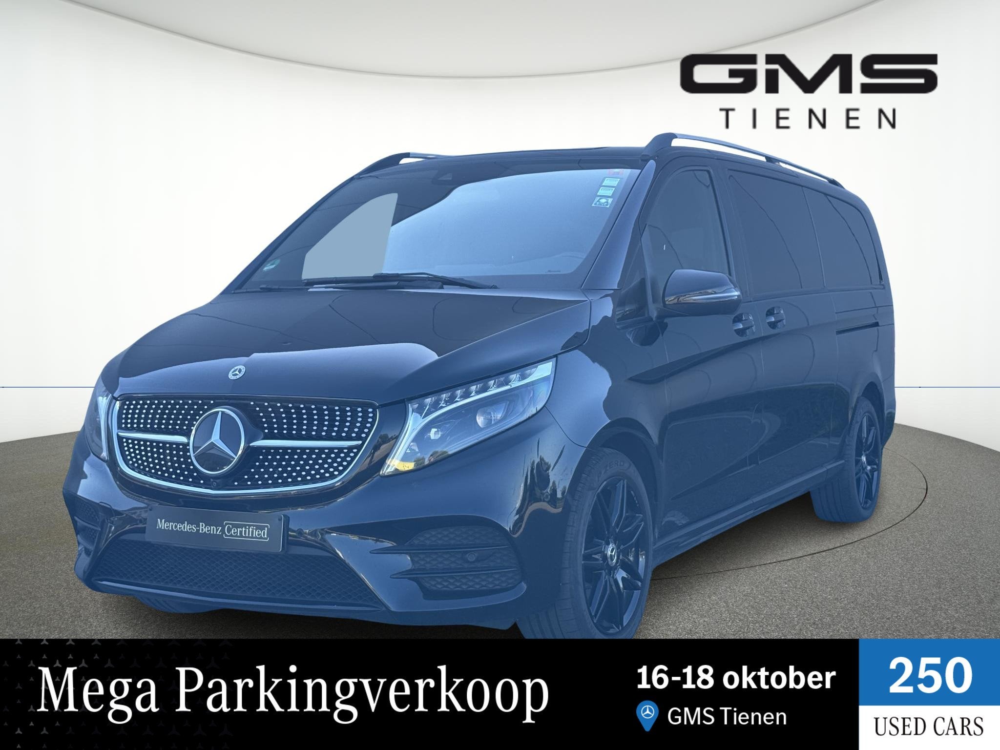 Mercedes-Benz V-Klasse V 300 d L3 Avantgarde Dubbele Cabine, Auto's, Automaat, Gebruikt, 4 cilinders, 2000 kg