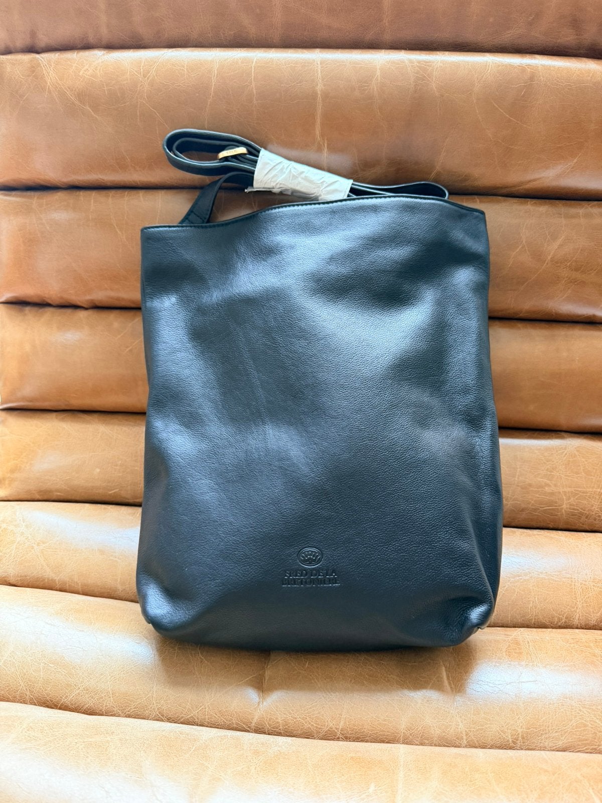 Fred de la Bretoniere VICKY CROSSBODYTAS LEDER ZWART nieuw, Enlèvement ou Envoi, Neuf, Autres marques, Étanche
