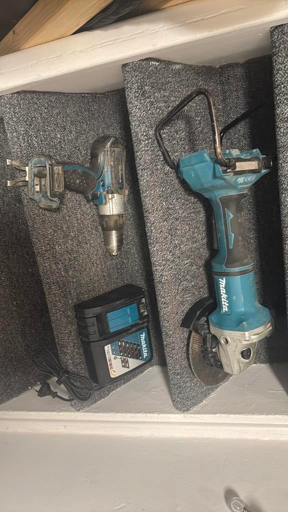 Makita set, Ophalen, Gebruikt