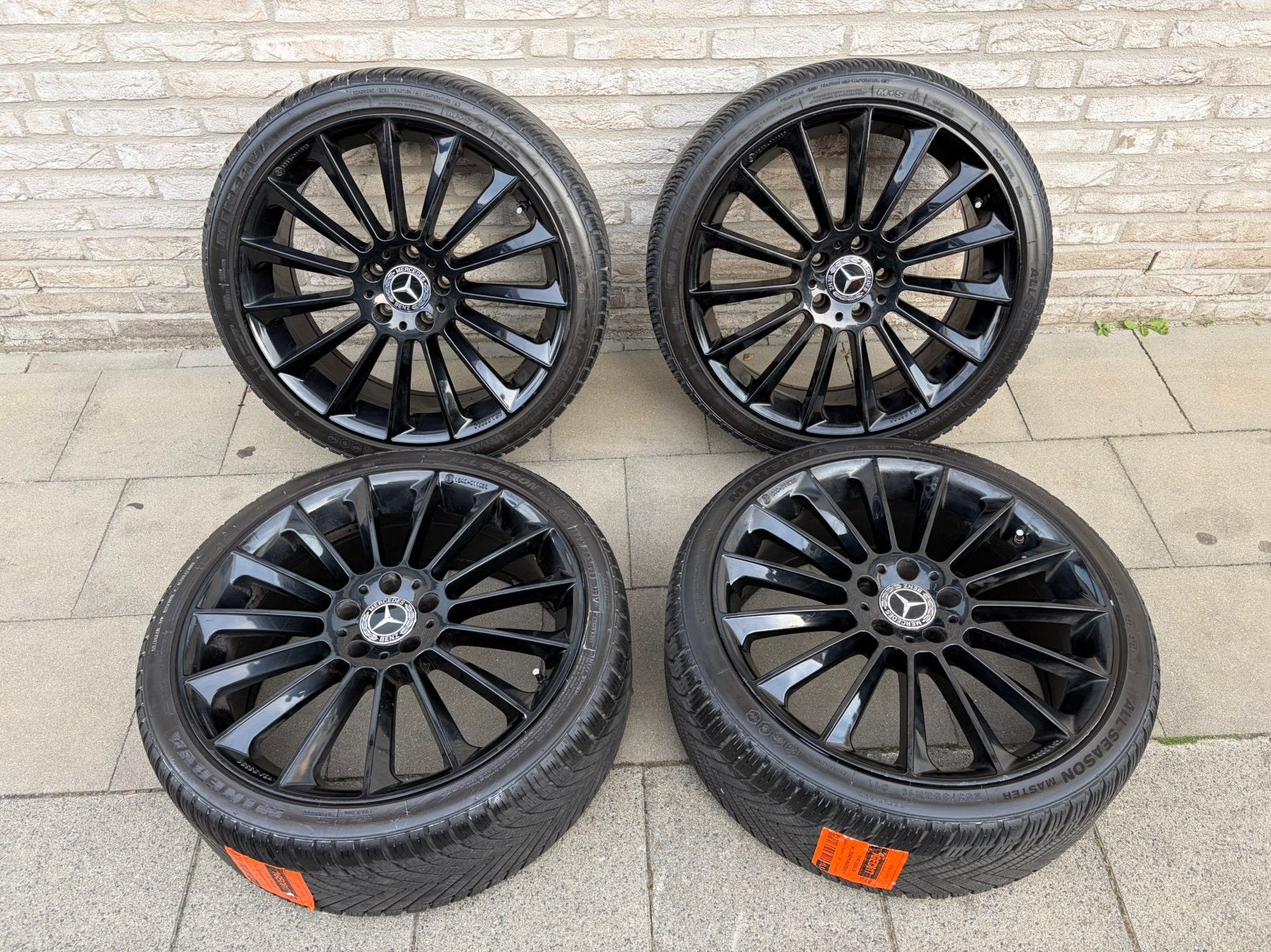 Mercedes 19inch 5x112 velgen met banden, Autos, Particulier, Achat