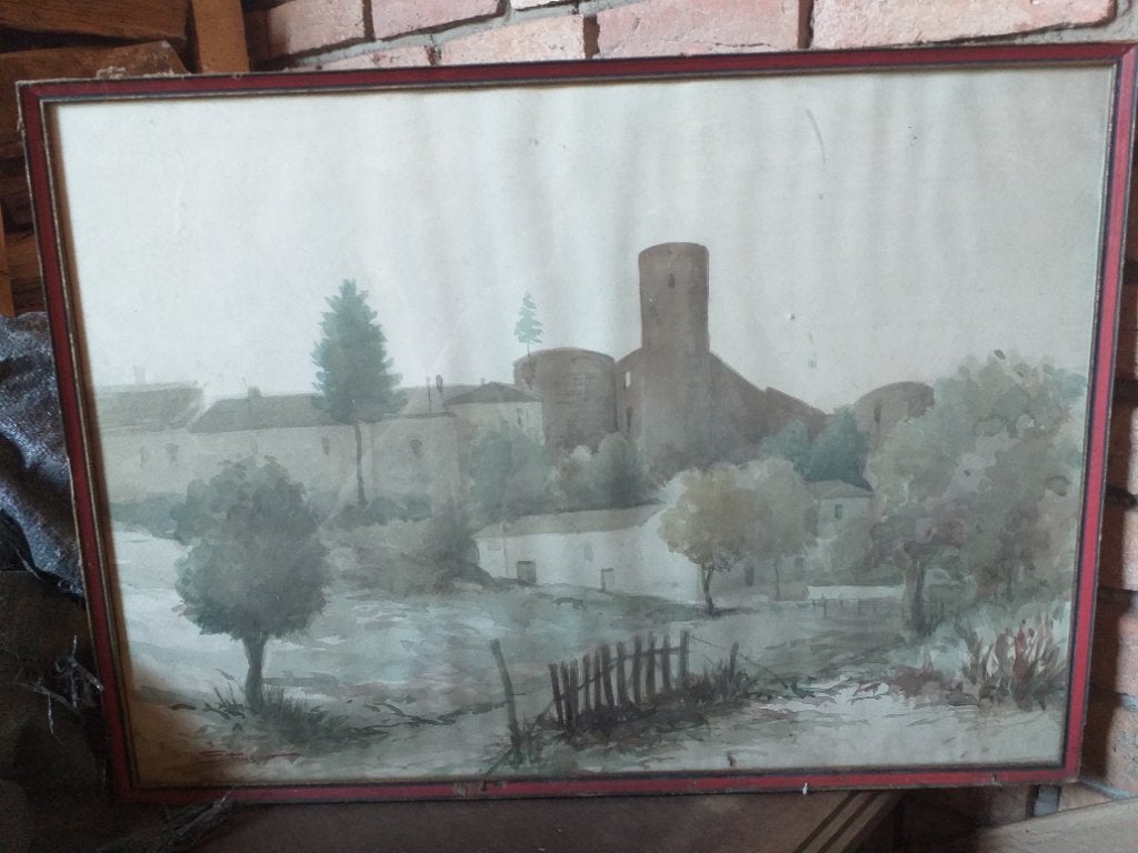 Schilderij op papier Etrusco (Fernando Baldi), Ophalen