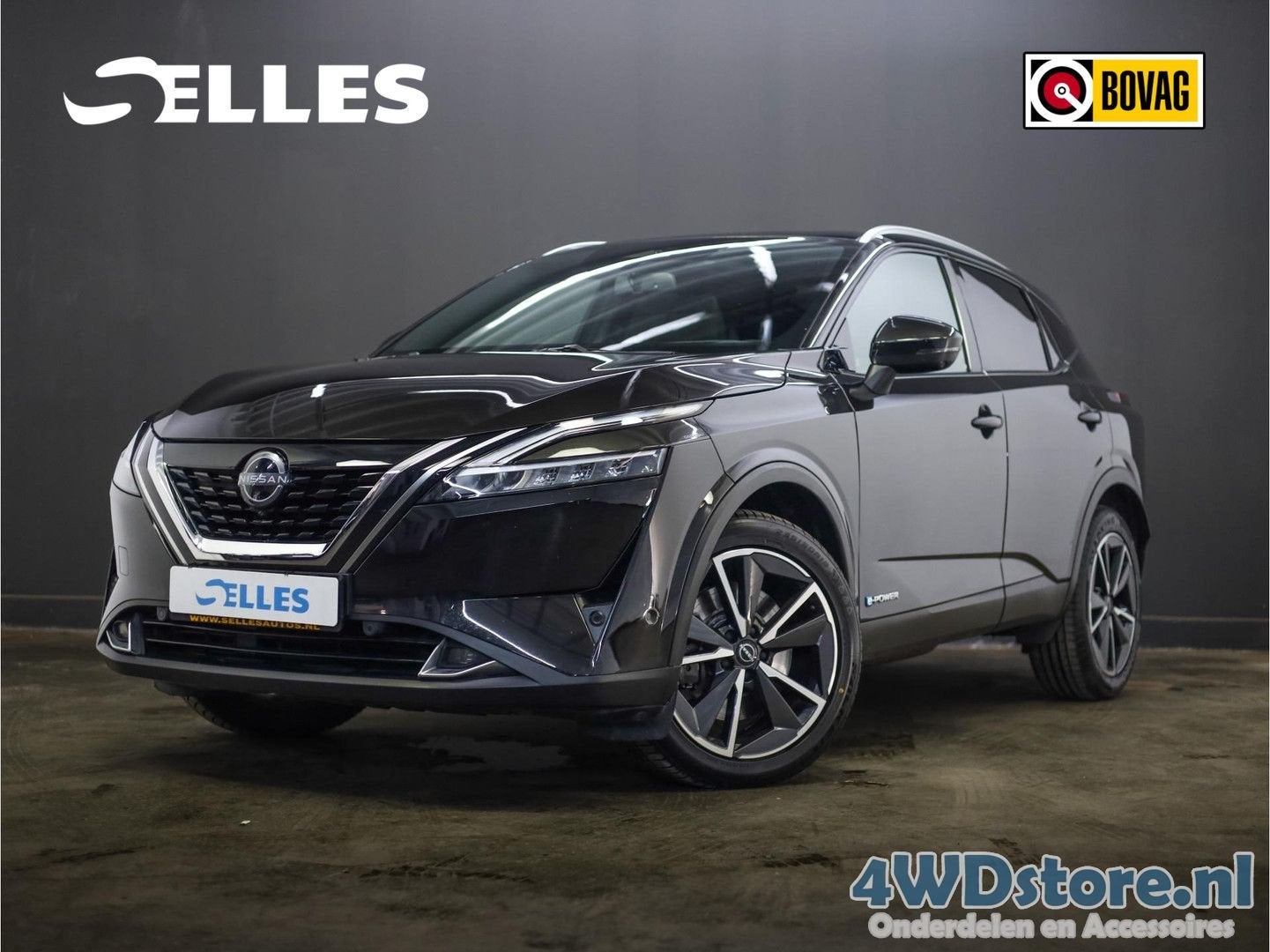 Nissan Qashqai 1.5 e-Power Tekna | Stuur en Stoelverwarming, Automaat, Zwart, 2 kWh, Zwart