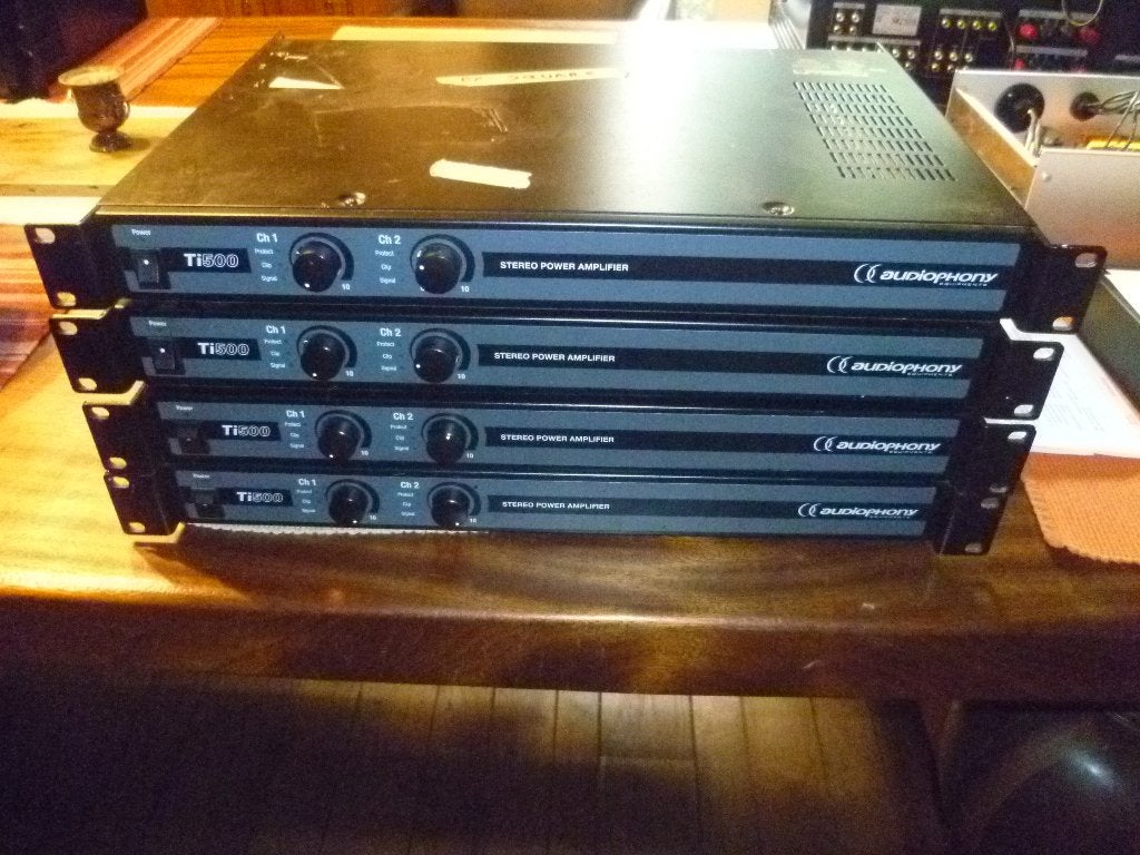 defect audiophony versterkers, Ophalen, Gebruikt