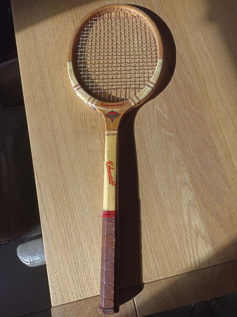 HOUTEN TENNISRACKET, Ophalen of Verzenden, Gebruikt, Racket, Overige merken