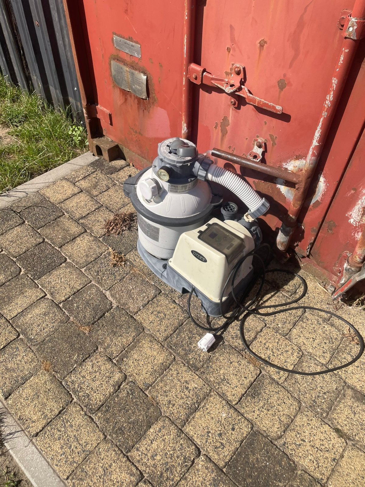 Zandfilter zwembad, Ophalen, Zo goed als nieuw