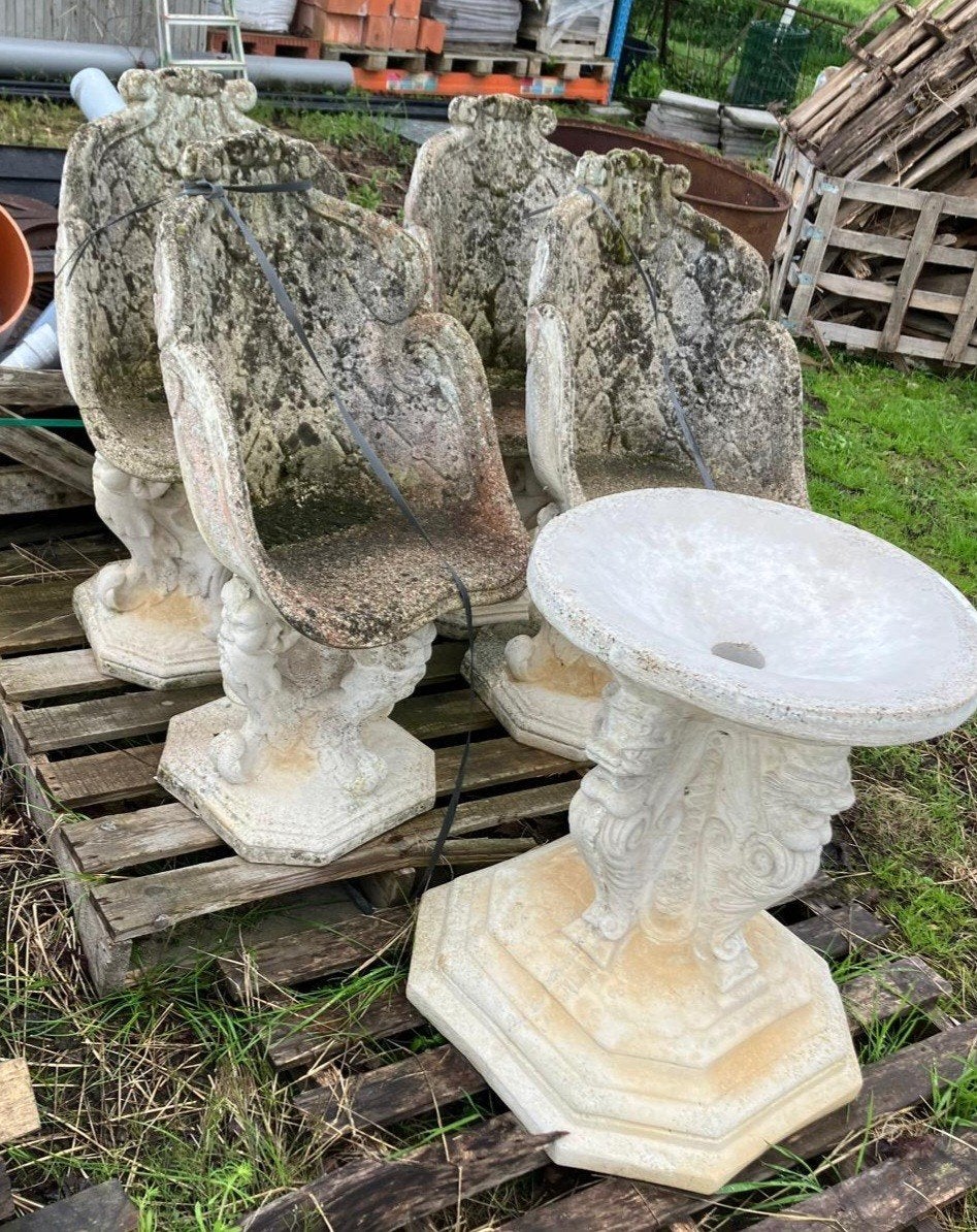 Tuinmeubels, Jardin & Terrasse, Statues de jardin, Enlèvement, Utilisé, Béton