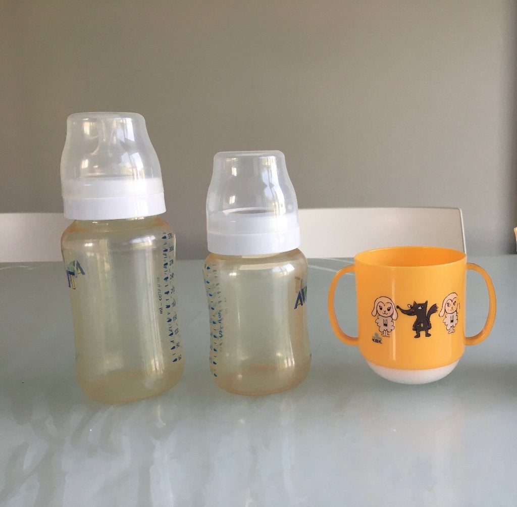 2 Avent baby flessen, Kinderen en Baby's, Ophalen of Verzenden, Zo goed als nieuw, Speen, Philips Avent