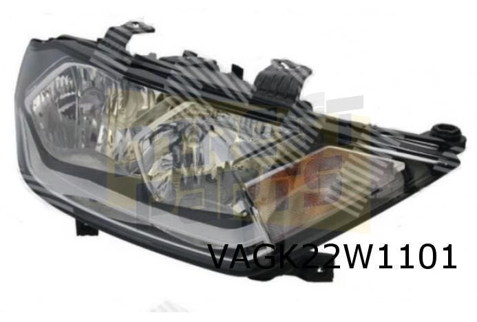 Audi A1 11/18- (GBA) Koplamp Links (Halogeen) Origineel! 82A, -, Verzenden, -, Nieuw