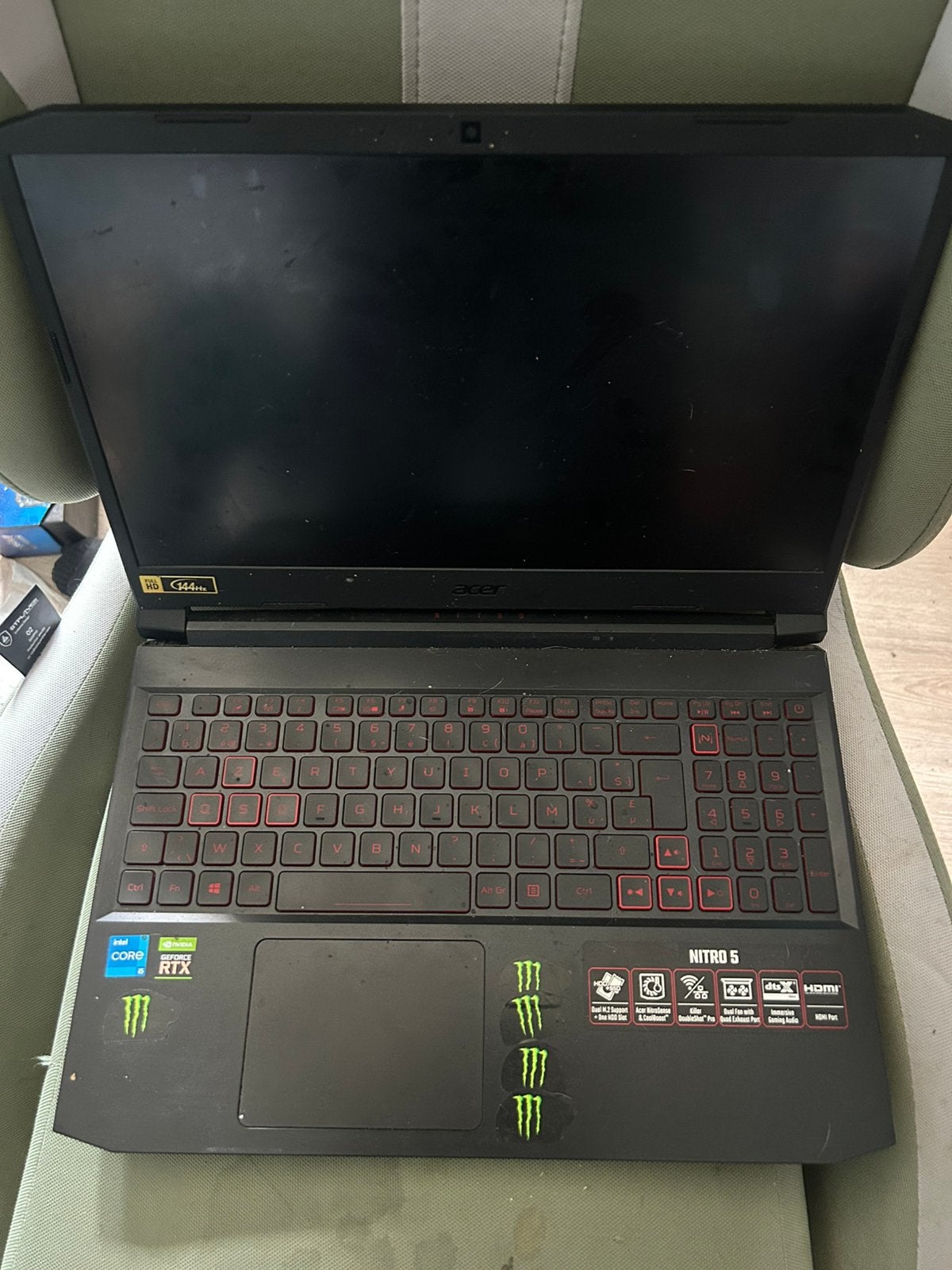 Acer Nitro 5 gaming laptop, Computers en Software, Ophalen, Zo goed als nieuw, Gaming