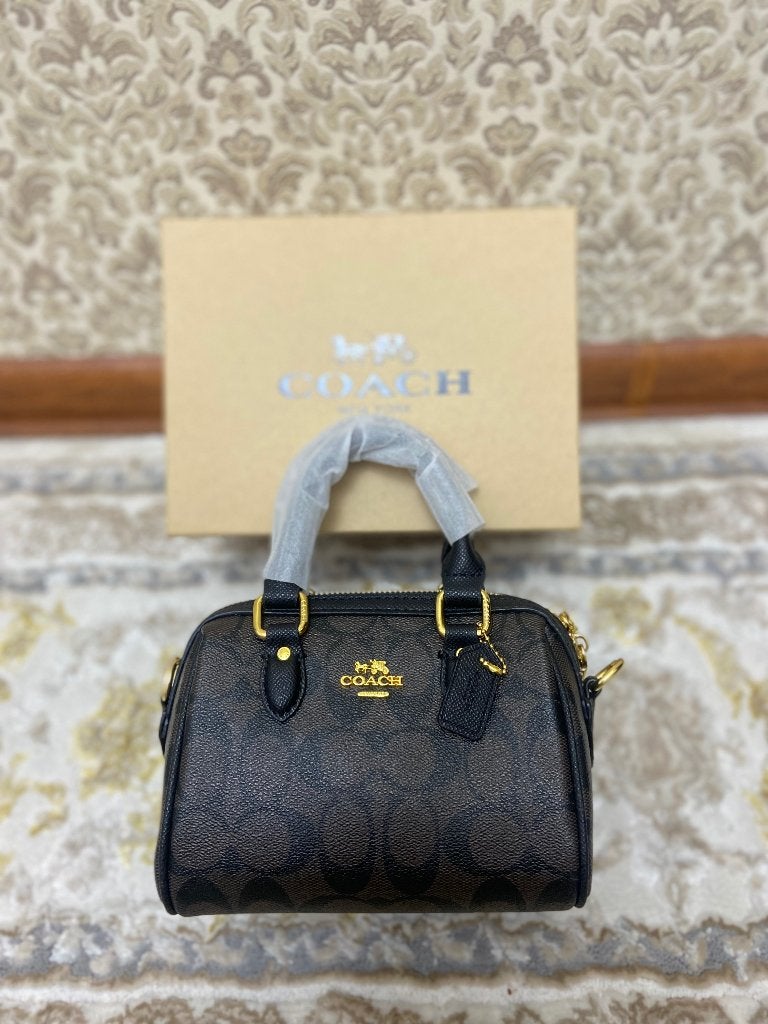 Coach Rowan Mini Crossbody tas, Ophalen of Verzenden, Nieuw, Zwart, Handtas
